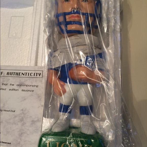❤️SOLD❤️DETROIT LIONS 1995 BOBBING HEAD NODDER VERY RARE - Picture 5 of 10